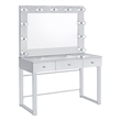 Umbridge 3-drawer Vanity Set with Lighting Chrome and White