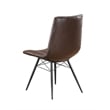 Aiken Upholstered Dining Side Chair Brown (Set of 4)