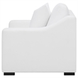 Ashlyn Upholstered Sloped Arm Accent Chair White
