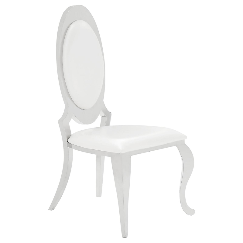 Anchorage Upholstered Dining Chair Cream White