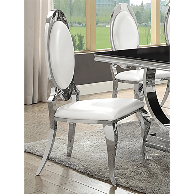 Anchorage Upholstered Dining Chair Cream White