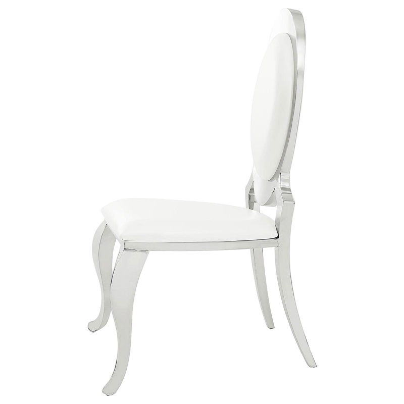 Anchorage Upholstered Dining Chair Cream White