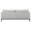 Apperson Upholstered Track Arm Sofa Light Grey