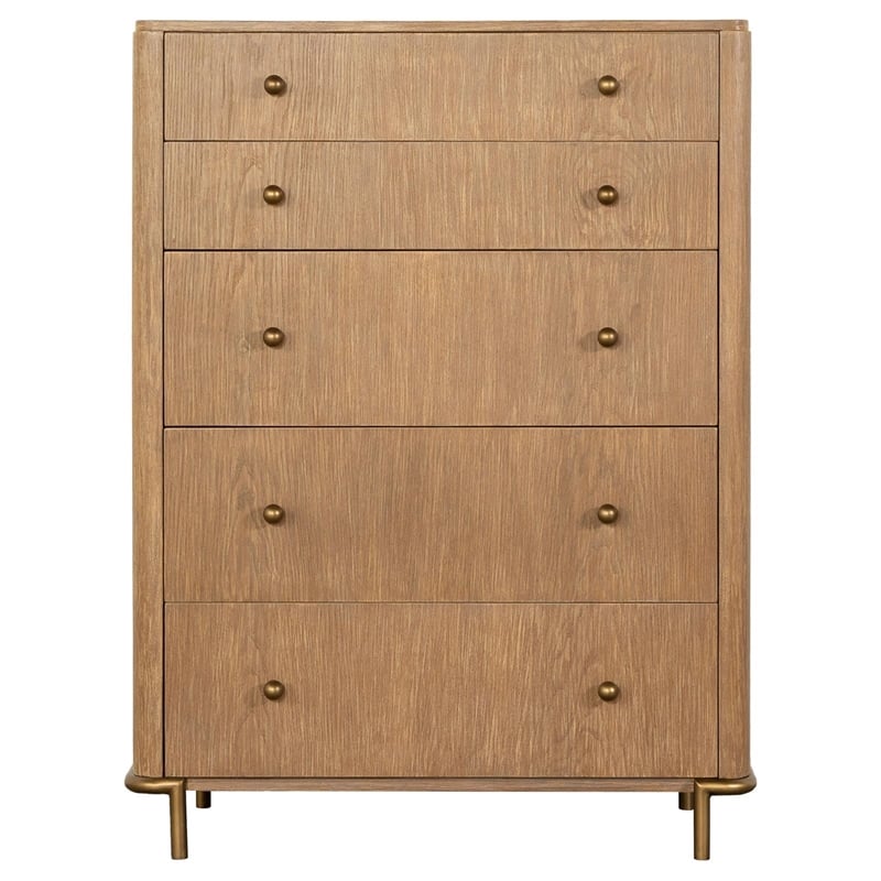 Arini 5-drawer Bedroom Chest Sand Wash