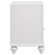 Barzini 2-drawer Nightstand White
