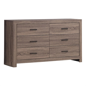 Brantford 6-drawer Dresser Barrel Oak