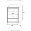 Brantford 4-drawer Bedroom Chest Barrel Oak