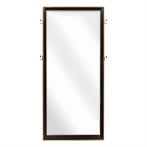 Durango 80-inch Standing Floor Mirror Smoked Peppercorn