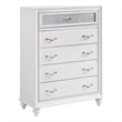 Barzini 5-drawer Bedroom Chest White