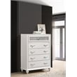 Barzini 5-drawer Bedroom Chest White