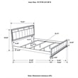 Barzini Wood Eastern King Panel Bed White