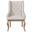 Brockway Upholstered Arm Chair Barley Brown