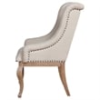 Brockway Upholstered Arm Chair Barley Brown