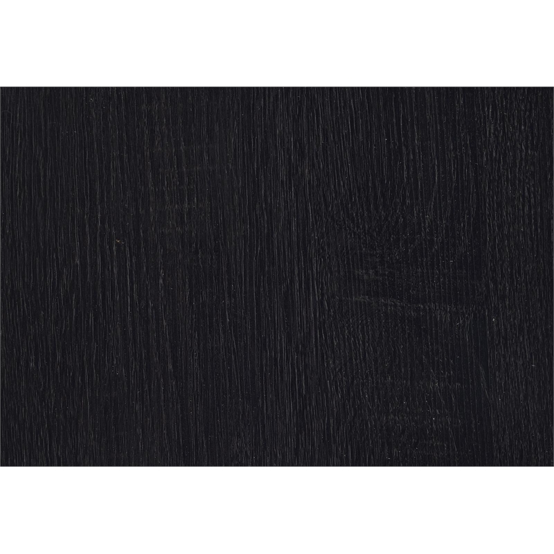 Dacre Round Engineered Wood Top Side End Table Dark Charcoal