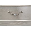 Evangeline 3-drawer Nightstand Silver Oak