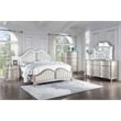 Evangeline 3-drawer Nightstand Silver Oak