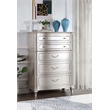 Evangeline 6-drawer Bedroom Chest Silver Oak