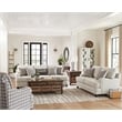 Glenn Upholstered English Arm Loveseat Light Grey and Grey