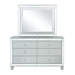 Gunnison 6-drawer Dresser Silver Metallic