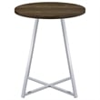 Burkhart Round 35-inch Pub Height Bistro Bar Table Brown Oak