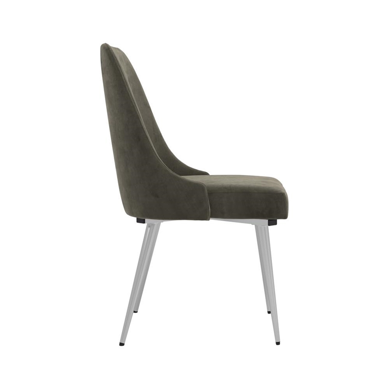 Cabianca Upholstered Dining Side Chair Grey