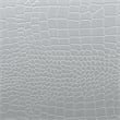 Gunnison Wood Queen LED Panel Bed Silver Metallic