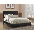 Dorian Faux Leather Upholstered California King Bed Black