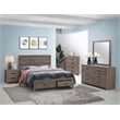 Brantford Wood Queen Storage Panel Bed Barrel Oak