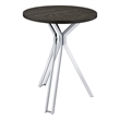 Edgerton Round 35-inch Pub Height Bistro Bar Table Dark Oak