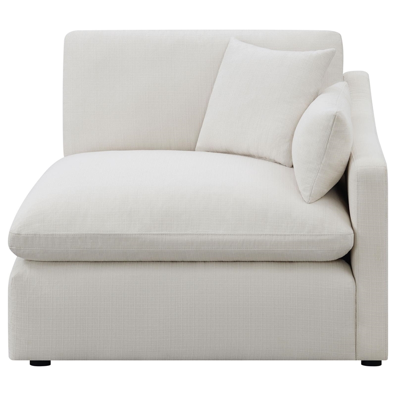 Hobson 6-piece Upholstered Modular Sectional Sofa Ivory