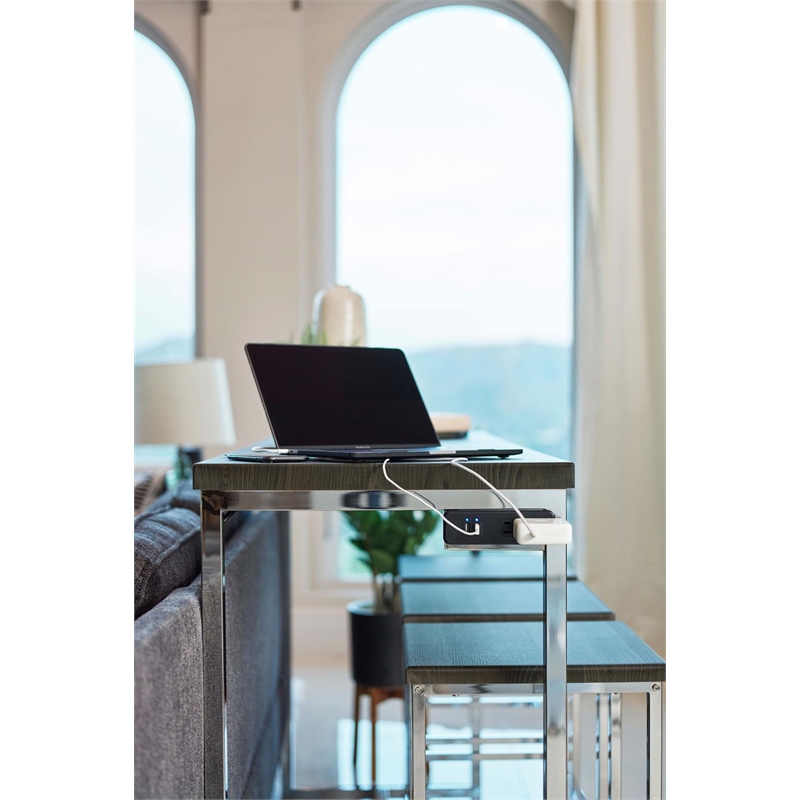 Cassidy 4-piece Counter Height Dining Table Set Dark Oak