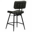 Partridge Leather Counter Chair Antique Espresso