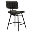 Partridge Leather Counter Chair Antique Espresso