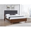 Robyn Wood Eastern King Platform Bed Dark Walnut
