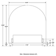 Coaster June Transitional Velvet Upholstered Arched Twin Headboard Blush
