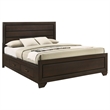 Kauffman Wood California King Storage Panel Bed Dark Cocoa