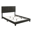 Mapes Upholstered Queen Panel Bed Charcoal