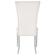 Kerwin Velvet Upholstered Dining Side Chair White