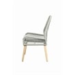 Nakia Woven Rope Dining Side Chairs Grey