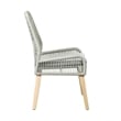 Nakia Woven Rope Dining Side Chairs Grey