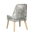 Nakia Woven Rope Dining Side Chairs Grey