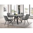Neil Round 50-inch SmartTop Dining Table Gunmetal