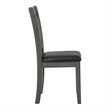Lavon Wood Dining Side Chair Medium Grey