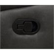 Lawrence Upholstered Padded Arm Reclining Loveseat Charcoal