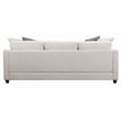 Mcloughlin Upholstered Sloped Arm Sectional Sofa Platinum