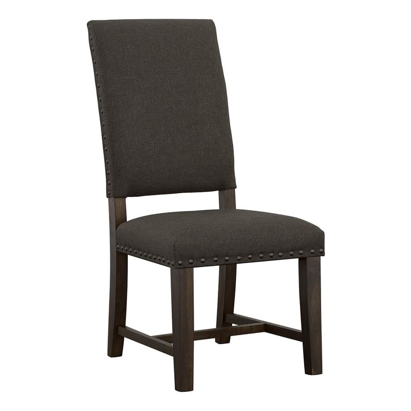 Twain Upholstered Dining Side Chair Warm Grey
