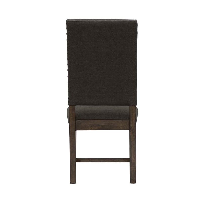 Twain Upholstered Dining Side Chair Warm Grey