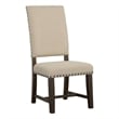 Twain Upholstered Dining Side Chair Beige