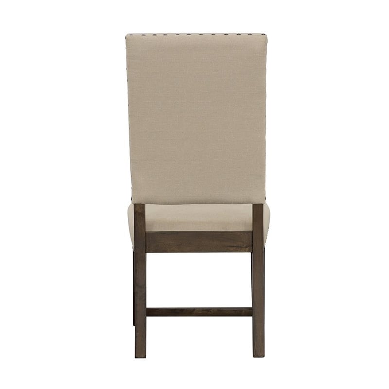 Twain Upholstered Dining Side Chair Beige