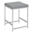 Umbridge Upholstered Square Padded Cushion Vanity Stool